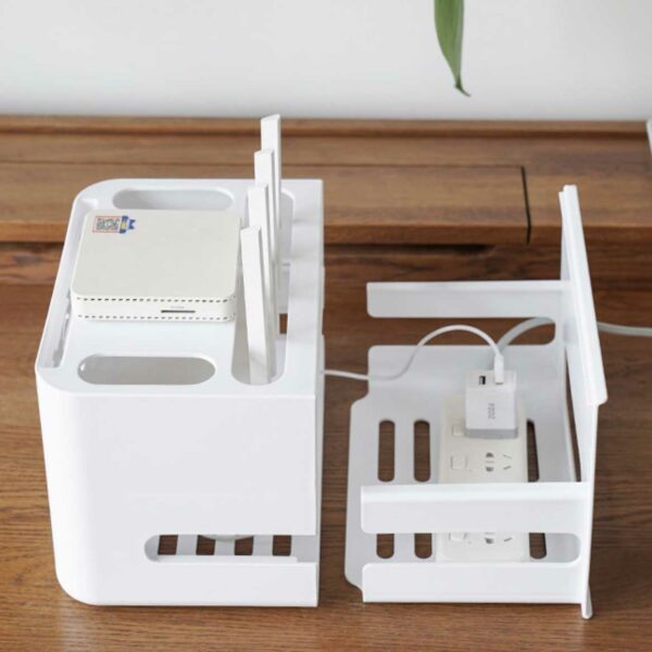 Capsule Wifi Router & Cable Management Organizer Storage Box Style Degree Sg Singapore
