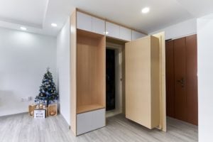Shelves For Storage, Pivoting Bomb Shelter Door, Style Degree, Singapore, SG, StyleMag