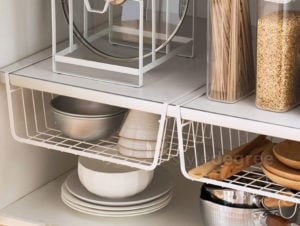 Grande Slim Plates & Bowls Cabinet Organizer