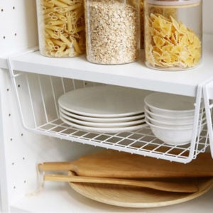 Grande Under Shelf Basket Organizer Wardrobe Closet Cabinet Hanging Storage Solution Style Degree Sg Singapore
