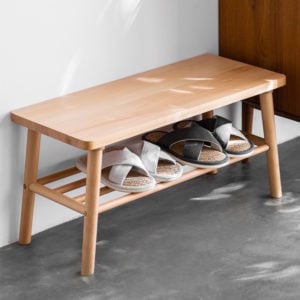 The Scandinavian Entryway Shoe Rack Bench Storage Wear Shoes Front Door Style Degree Sg Singpore