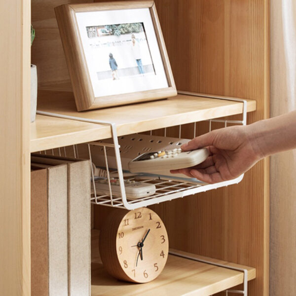 Grande Under Shelf Basket Organizer Wardrobe Closet Cabinet Hanging Storage Solution Style Degree Sg Singapore