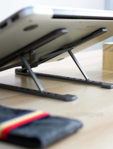 Ergonomic Adjustable Foldable Laptop Stand Computer Holder Angle Elevated Work From Home Style Degree Sg Singapore