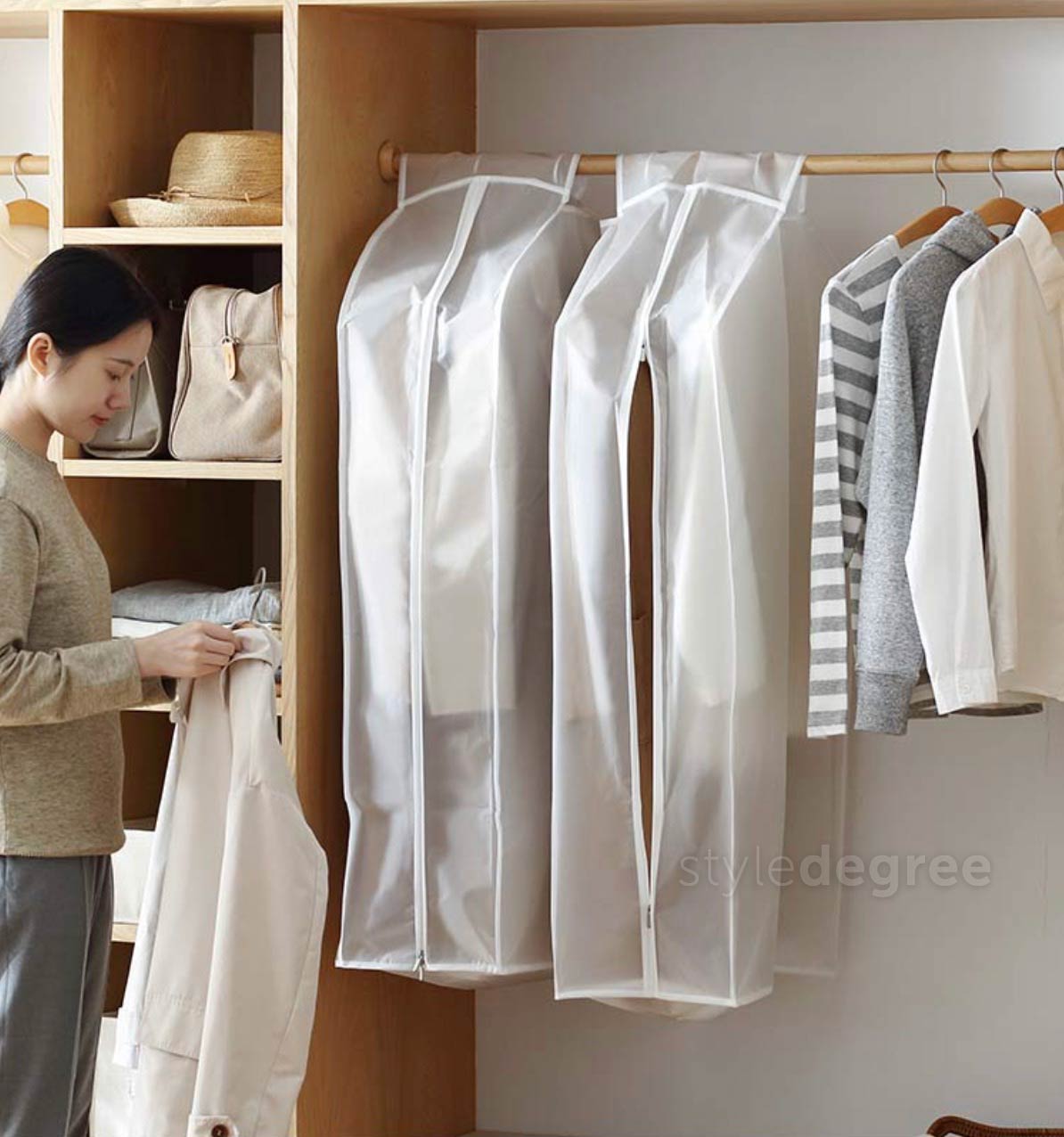 Anti-dust Hanging Clothes Cover | Wardrobe & Closet | Style Degree