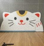 Auspicious Kittens Entryway Door Mat Housewarming Chinese New Year CNY Style Degree Sg Singapore