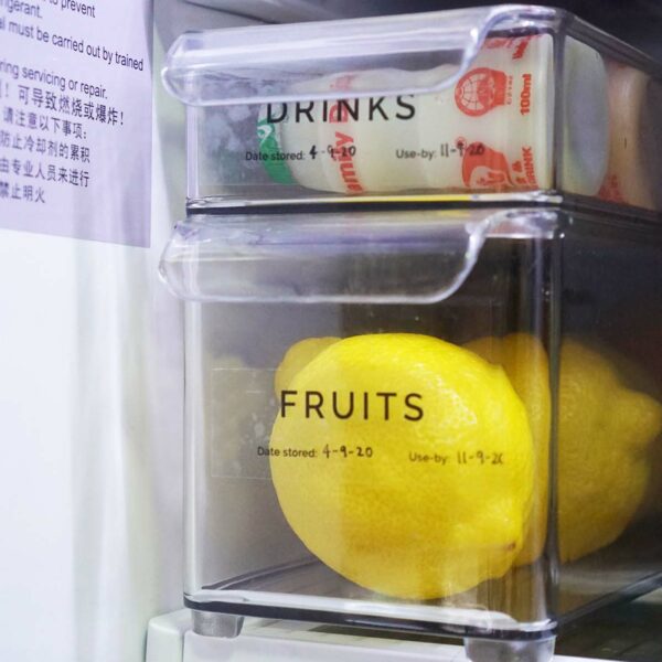 Fridge Sticker Label Fridge Organization Food Labels Kitchen Style Degree Sg Singapore
