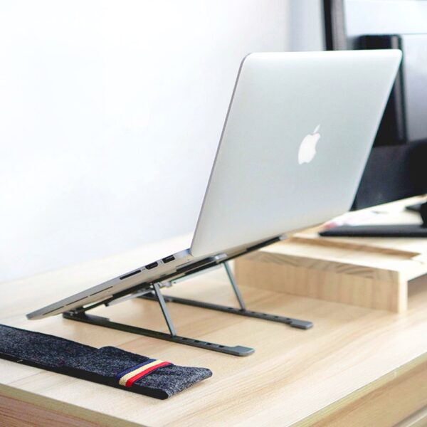 Ergonomic Adjustable Foldable Laptop Stand Computer Holder Angle Elevated Work From Home Style Degree Sg Singapore