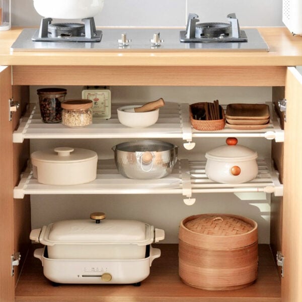 Extendable Wardrobe & Cabinet Shelf Divider Shelves Kitchen Bathroom Closet Style Degree Sg Singapore