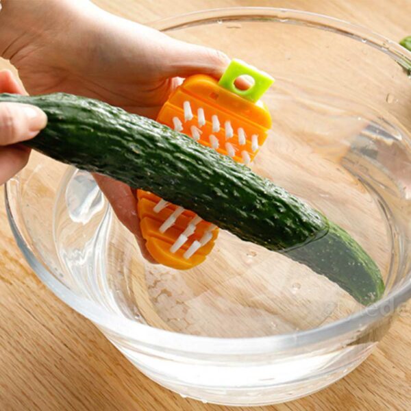 Fruits Vegetables Bendable Scrub Brush Veggie Cleaning Scrubber Style Degree Sg Singapore