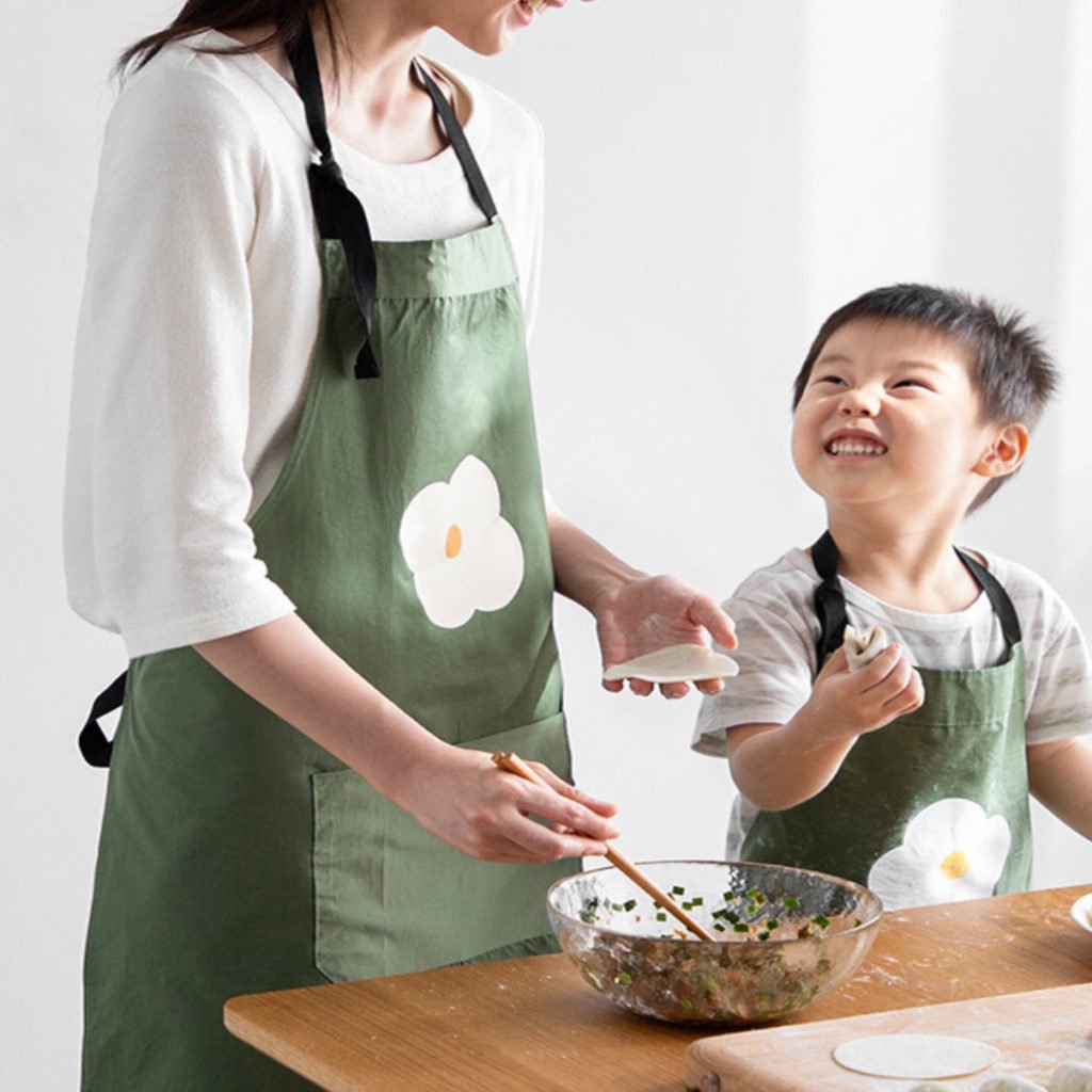 Family Kids Children Kitchen Apron Cooking Baking Accessories Style Degree Sg Singapore