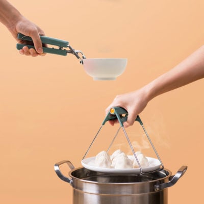 Hot Plate Dish Clamp Gripper Clip Kitchen Cooking Tools Oven Baking Steaming Accessories Safety Style Degree Sg Singapore