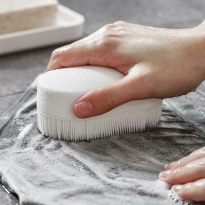 Everyday Laundry Cleaning Scrub Clothes Shoe Brush Sponge Style Degree Sg Singapore