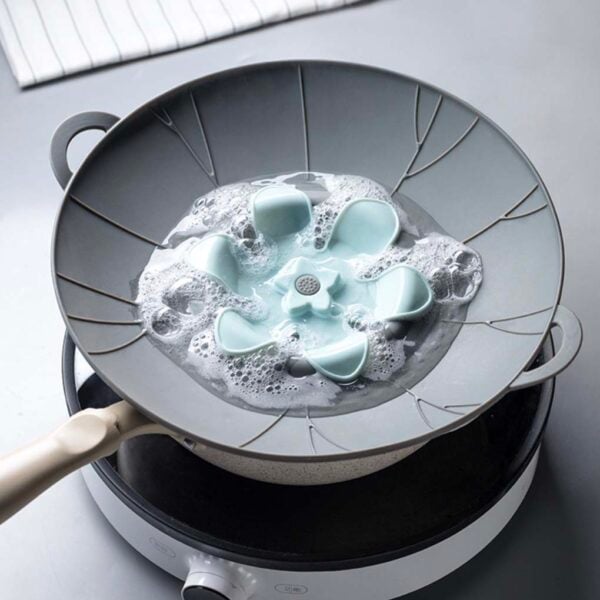 Multi Functional Spill Stopper Lid Kitchen Cooking Accessories Safety Food Cover Style Degree Sg Singapore