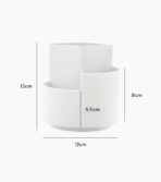 Rotating Stationery & Makeup Organizer Desk Vanity Table Holder Style Degree Sg Singapore