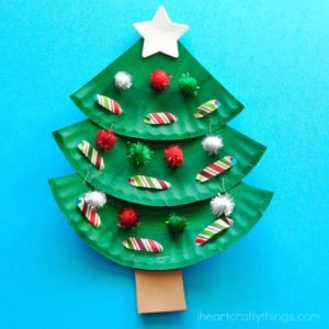 Layered paper plate Christmas tree, DIY Christmas crafts for kids, simple Christmas crafts to make, school holiday craft ideas, easy Christmas crafts for kids, Christmas tree DIY for children, Style Degree, Singapore, SG, StyleMag.