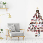 Photo collage Christmas tree, space saving Christmas tree, creative Christmas trees for small spaces, wall Christmas trees, Style Degree, Singapore, SG, StyleMag.