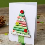 Rolled paper Christmas tree card, Christmas card ideas for kids, handmade Christmas cards, unique Christmas craft ideas for kids, Style Degree, Singapore, SG, StyleMag.