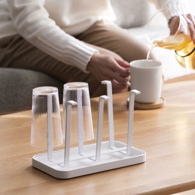 Luxe Cups Mugs Holder Dryer Drainer Kitchen Rack Dining Pantry Style Degree Sg Singapore