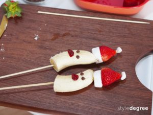 Banana Santa Treat, Easy DIY Christmas Treats, Kid-friendly Christmas recipes, holiday recipes for kids, Style Degree, Singapore, SG, StyleMag.