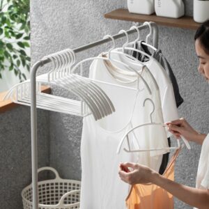 Basic Non-Damaging Clothes Hanger (3pc set) Wardrobe Closet Organizer Storage Hang Style Degree Sg Singapore