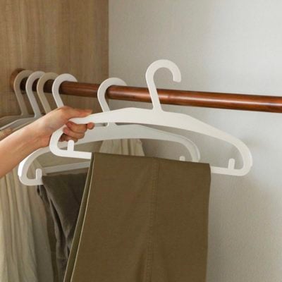 Basic Non-Damaging Clothes Hanger (3pc set) Wardrobe Closet Organizer Storage Hang Style Degree Sg Singapore