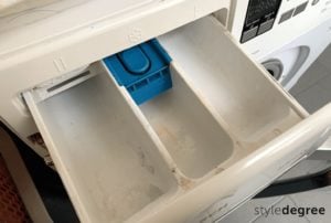 How to clean detergent dispenser tray, how to clean washing machine, how to clean detergent drawer, Style Degree, Singapore, SG, StyleMag.