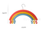 Rainbow Laundry Drying Hanger Socks Clips Clothes Peg Lingerie Undergarment Style Degree Sg Singapore