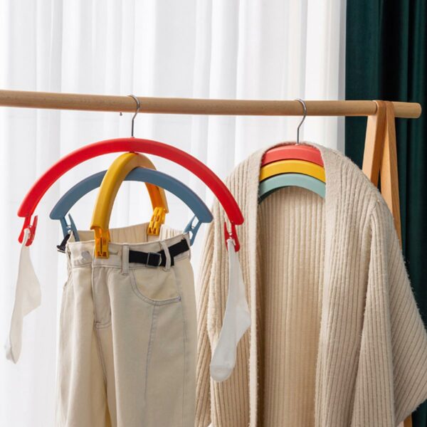 Rainbow Laundry Drying Hanger Socks Clips Clothes Peg Lingerie Undergarment Style Degree Sg Singapore