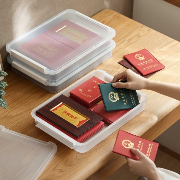 Essential Documents & Passport A4 Storage Box Safe Organizer Certificate Container Style Degree Sg Singapore