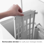 Slim Rollable Step Pedal Dustbin Kitchen Bathroom Recycling Separate Style Degree Sg Singapore