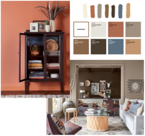 Warm tones mood board, warm colour trend 2021, interior design trend 2021, home decor colour trend, Style Degree, Singapore, SG, StyleMag.