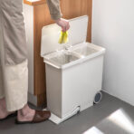 Slim Rollable Step Pedal Dustbin Kitchen Bathroom Recycling Separate Style Degree Sg Singapore