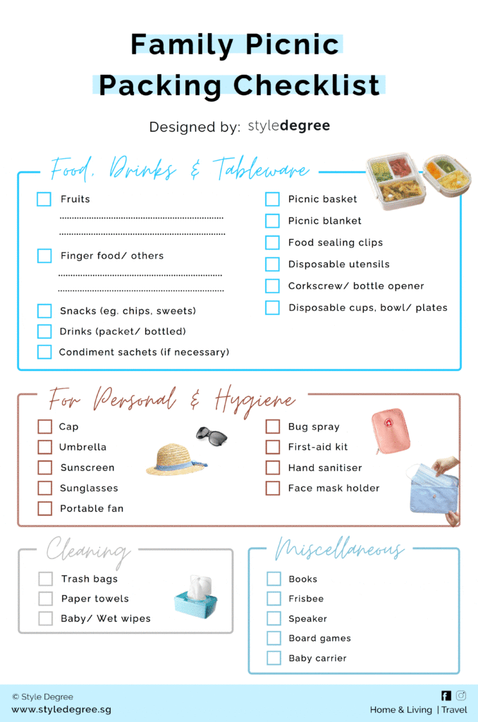 What To Pack For A Perfect Picnic With Your Family (+ Free Printable