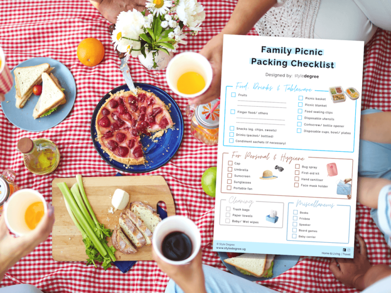 What To Pack For A Perfect Picnic With Your Family (+ Free Printable