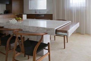 Kitchen island with pull out dining table, small kitchen ideas with island, pull-out dining table ideas, Style Degree, Singapore, SG, StyleMag.