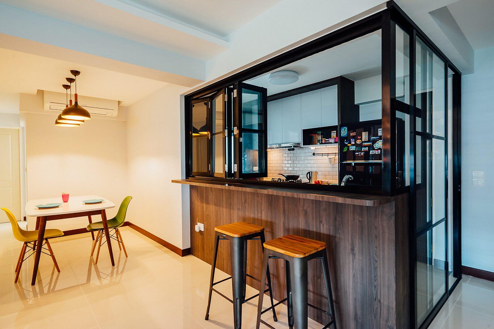 9 Creative Open Concept Kitchen Ideas For HDB BTO Style Degree