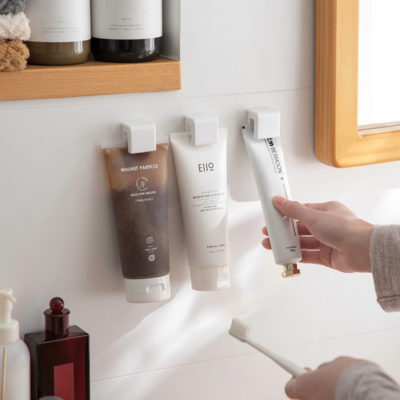 Space-saving Toothpaste & Makeup Cosmetics Tubes Wall Holder Style Degree Sg Singapore
