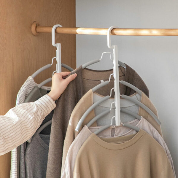 Multi Clothes Hanger Closet Wardrobe Hangers Pants Jeans Bottoms Shirt Organizer Organiser Style Degree Sg Singapore