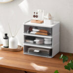 Stackable Desk Cosmetic Vanity Stationery Organizer Customisable Table Holder Style Degree Sg Singapore