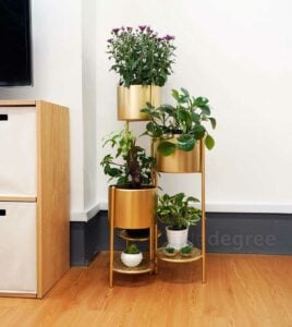 Canopy Plant & Flower Pot Stand Plants Rack Home Garden Style Degree