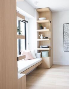 Bay window shelf, Bay window storage,, StyleDegree, StyleMag, Singapore, SG