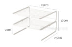 Grande Plate & Bowl Stackable Organizer Rack Dinnerware Kitchen Cabinet Plates Bowls Holder Style Degree Sg Singapore