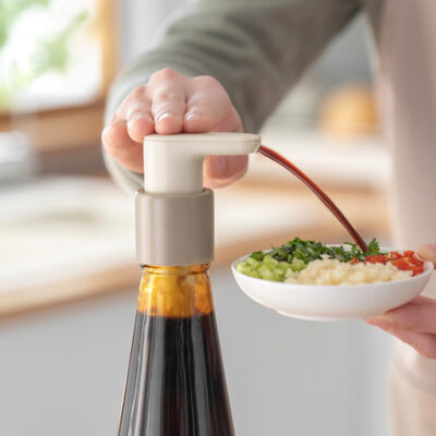 Easy Condiment Pump Bottle Dispenser Oyster Soya Sauce Kitchen Seasoning Pump Head Style Degree Sg Singapore