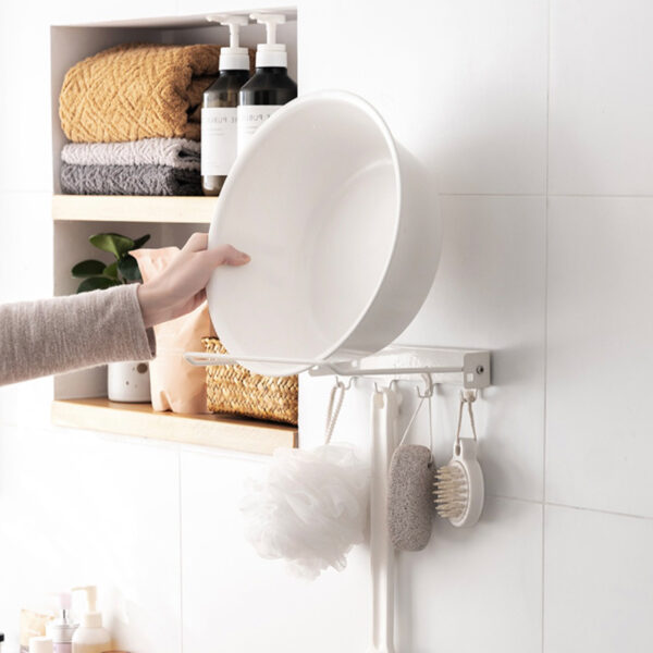 Grande Bucket & Pail Wall Holder Bathroom Rack Wall Shelf Cleaning Style Degree Sg Singapore