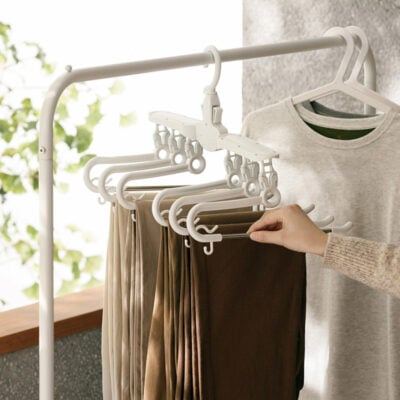 Space-saving Pants & Bottoms Clothes Hanger Closet Wardrobe Hangers Jeans Towel Shorts Style Degree Sg Singapore