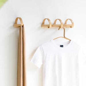 Gaia Curved Bamboo Wall Hook