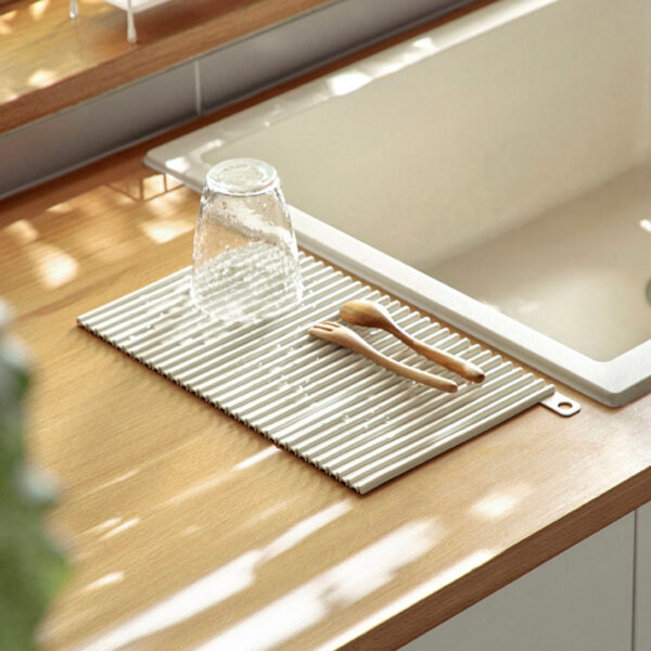 Easy Silicone Drying Mat Basin Sink Utensils Dinnerware Style Degree Sg Singapore