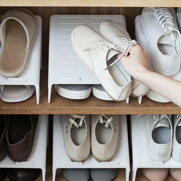 Double Layer Shoe Rack Organizer Shoes Holder Box Style Degree Sg Singapore