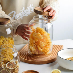 Scandinavian Large Airtight Glass Jar