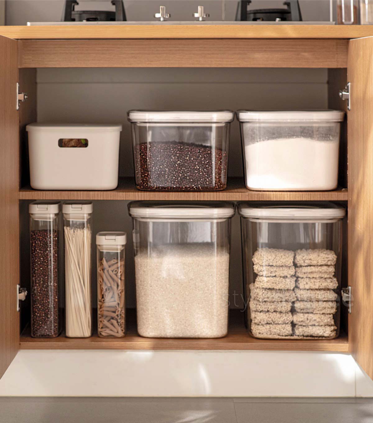 Turn Airtight Rice Box Food Storage